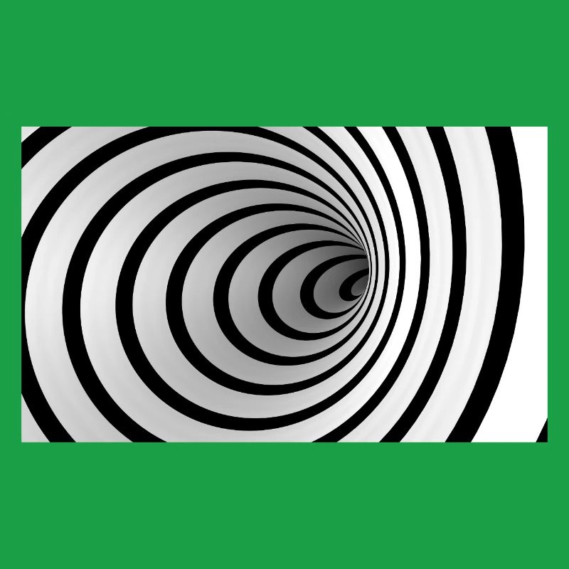 Spirale noire et blanche vortex