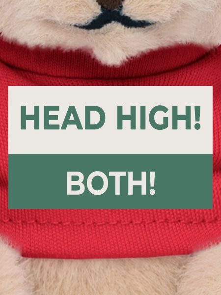 HEAD HIGH. BOTH. – Freches Statement-Design