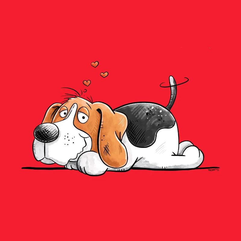 Beagle Love I Hunderasse Comic I Hund