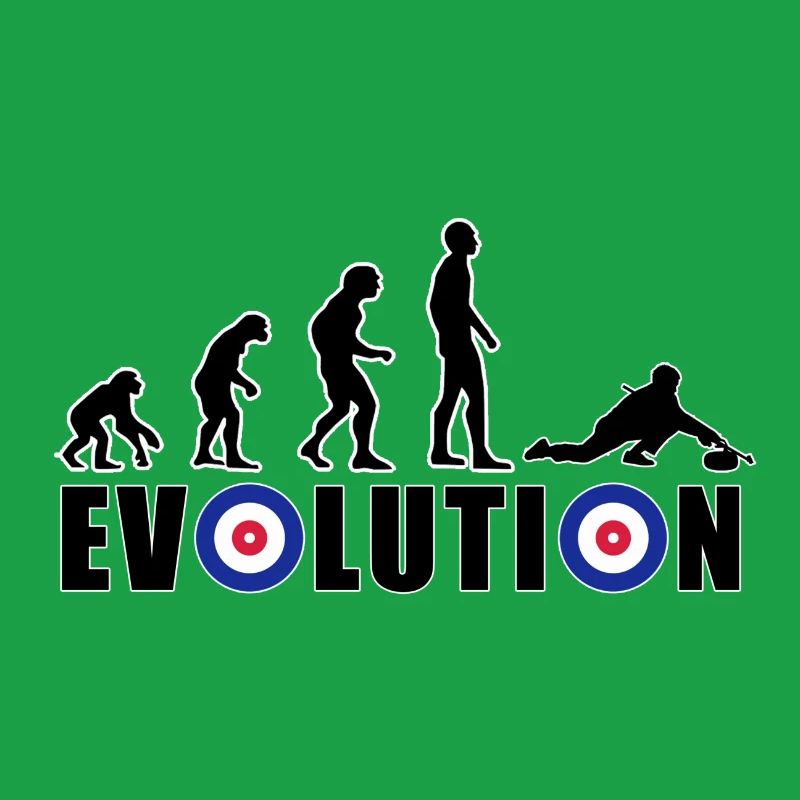 EVOLUTION CURLING Eisstockschießen Geschenk Winter