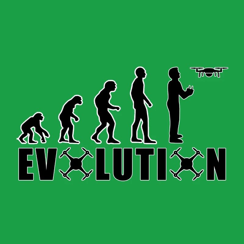 EVOLUTION DROHNE Geschenk Bodenpilot Fliegen