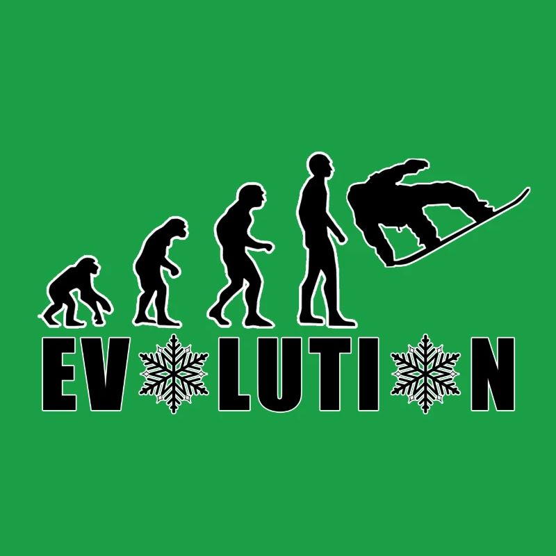 EVOLUTION SNOWBOARD Schnee Winter Geschenk
