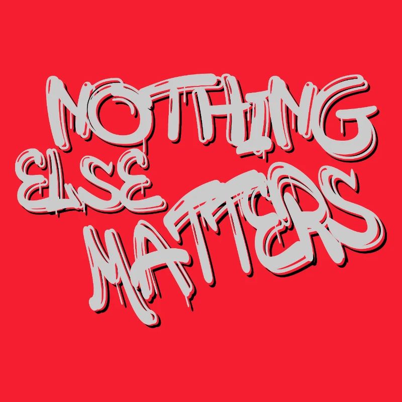 Typographie de citation graffiti : slogan gris gras