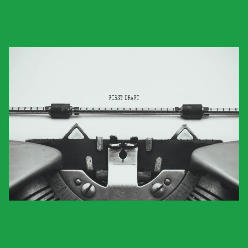 Conception d’affiche d’une première machine à écrire