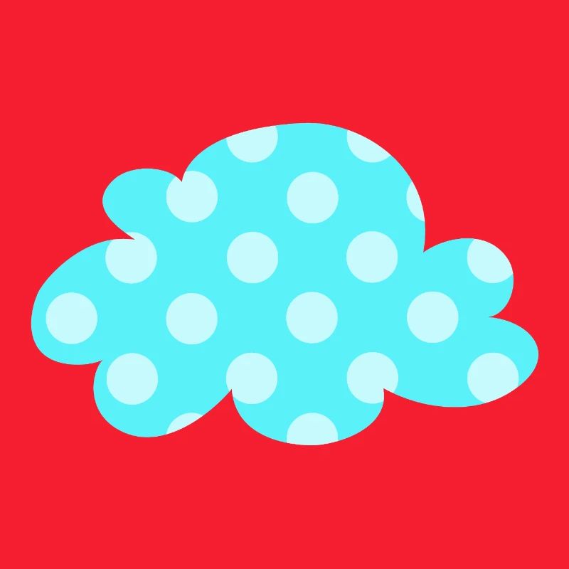 Points nuages Points Points Décoration de la chambre de bébé Enfants Météo
