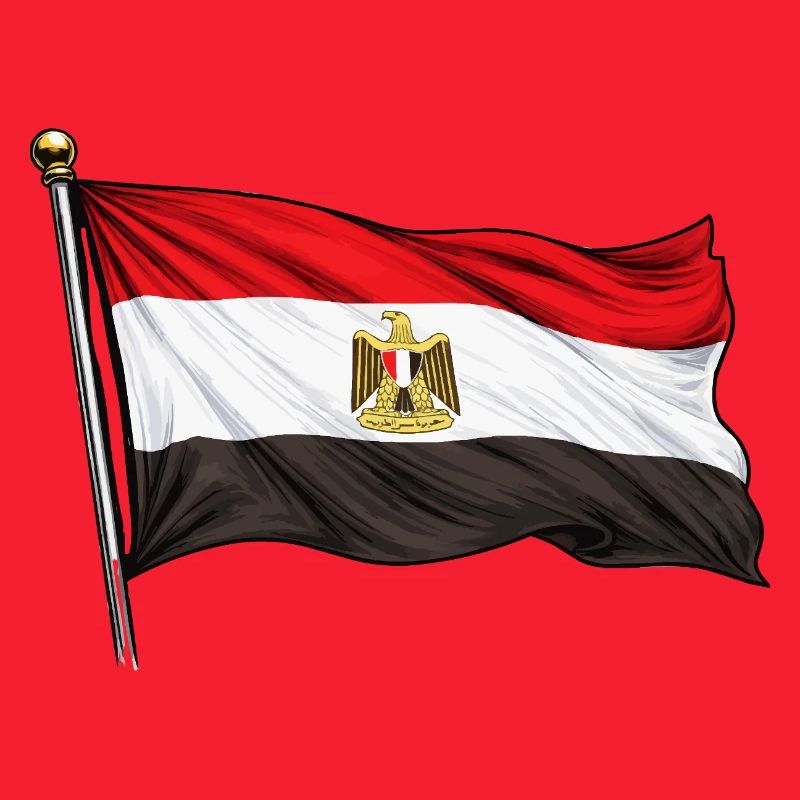 Drapeau égyptien
