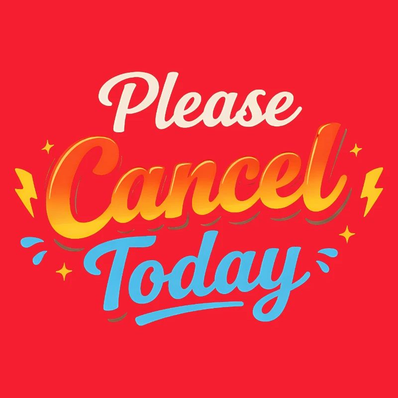 Sarcasm – Please cancel today! Funny Men's Game