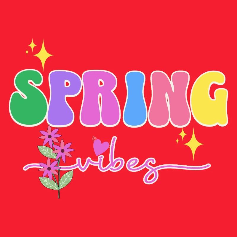 Spring Vibes: Bunte Blüten, Frühling