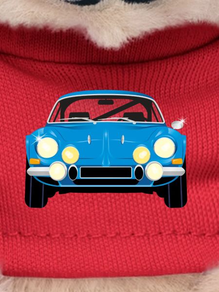Blauer Oldtimer – Frontansicht