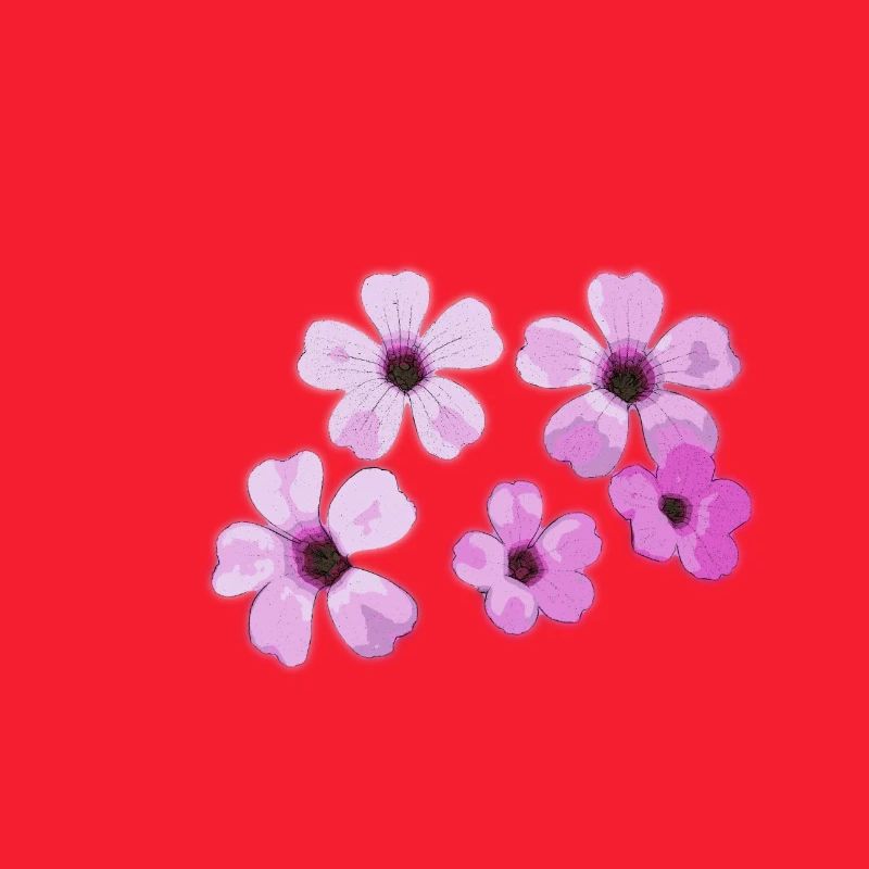 Blumen violett