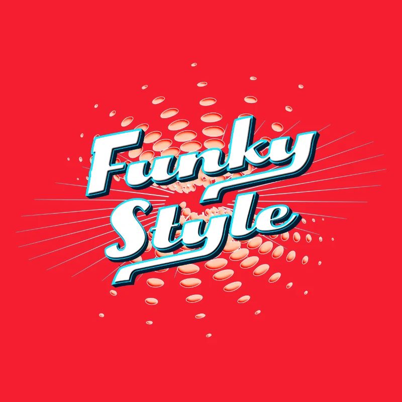 Explosion de néon au style funky