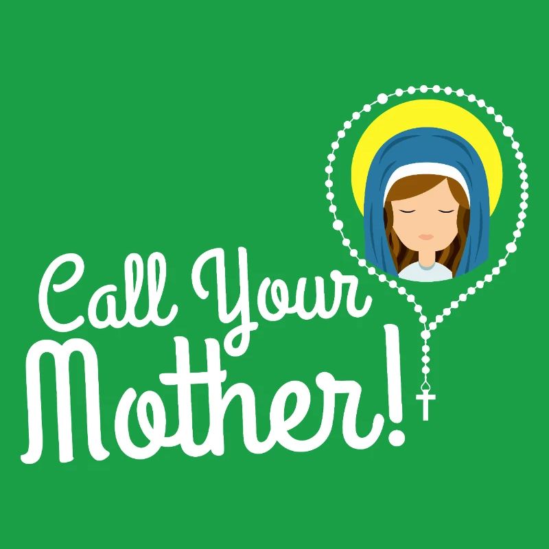 Nenne deine Mutter Illustration Tee
