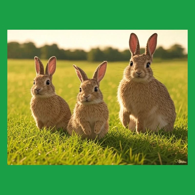 Spring Bunny Trio