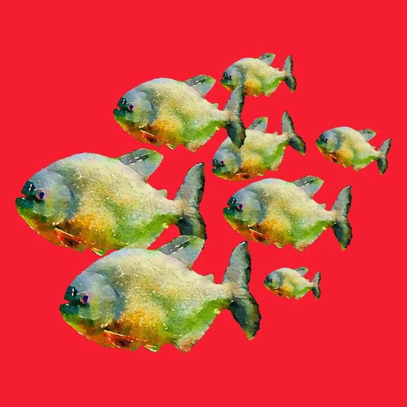 Poisson dans un banc