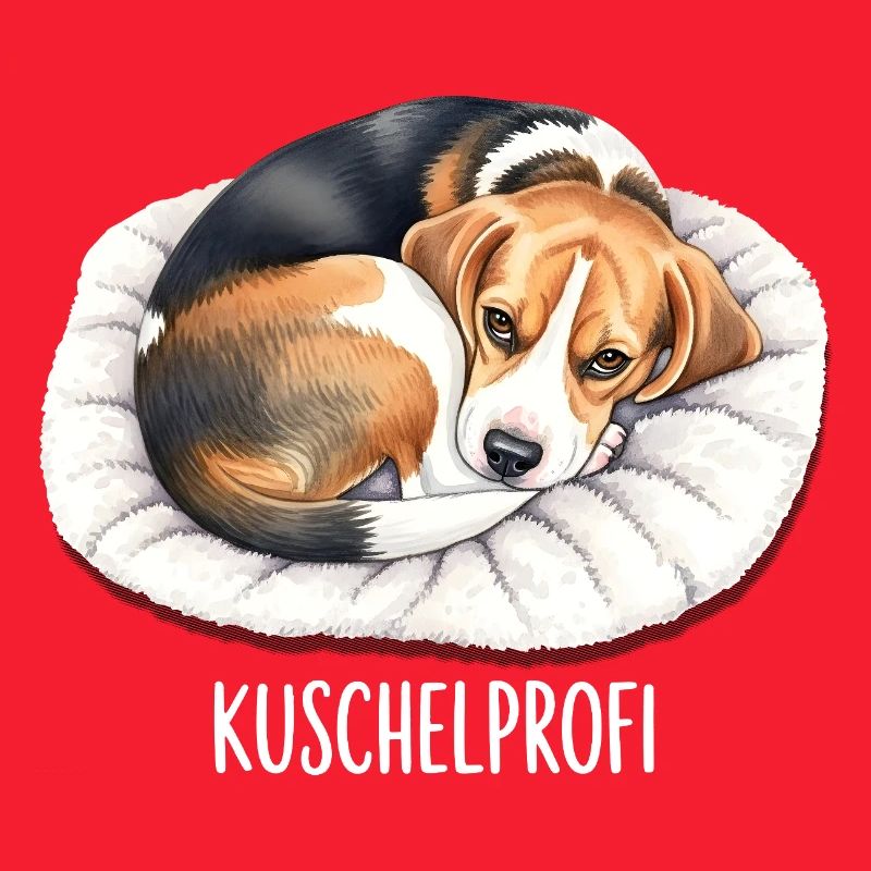 Beagle Cuddle Professional – Motif de chien mignon