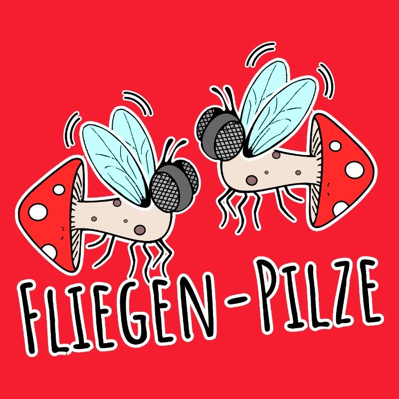 Two Fly Mushrooms