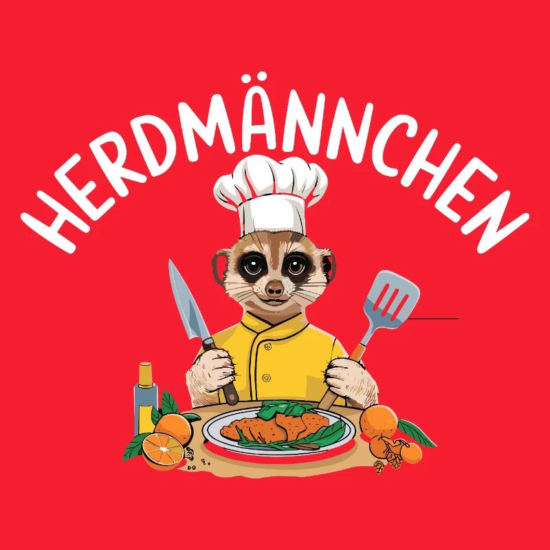 Herdmännchen Koch Suricate Pun