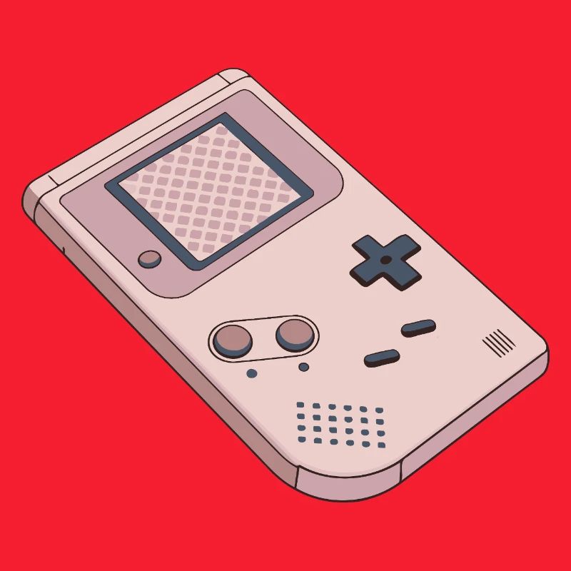 Retro-Pastell-Game Boy