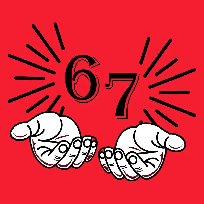 67 Meme Hands, Viral Statement Design
