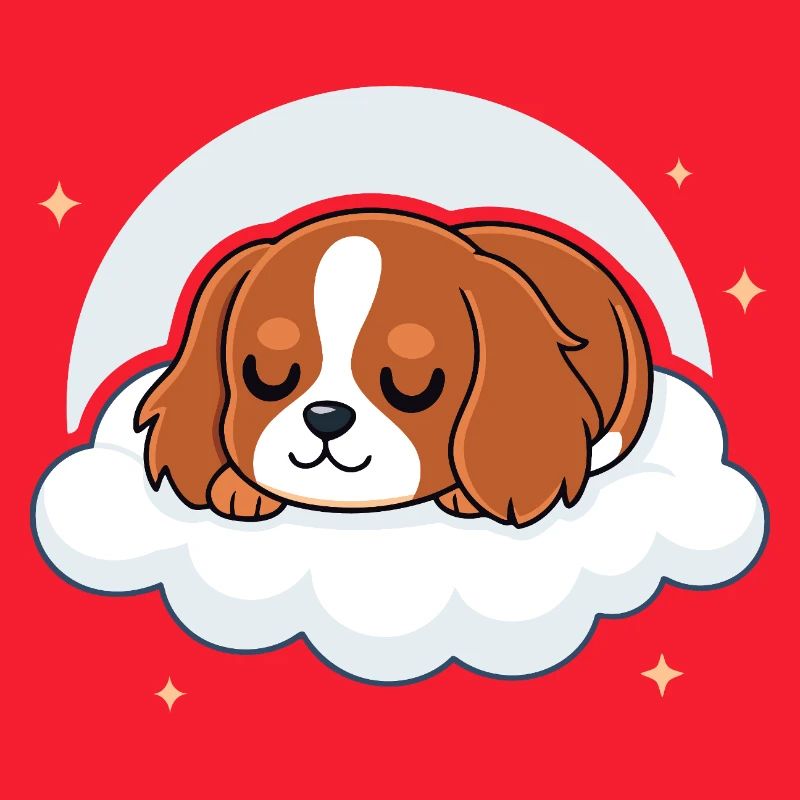 Puppy Sleeper Rider on Cloud