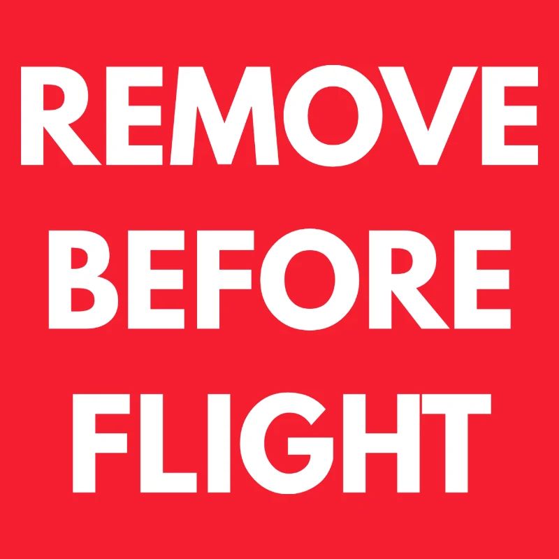 REMOVE BEFORE FLIGHT 