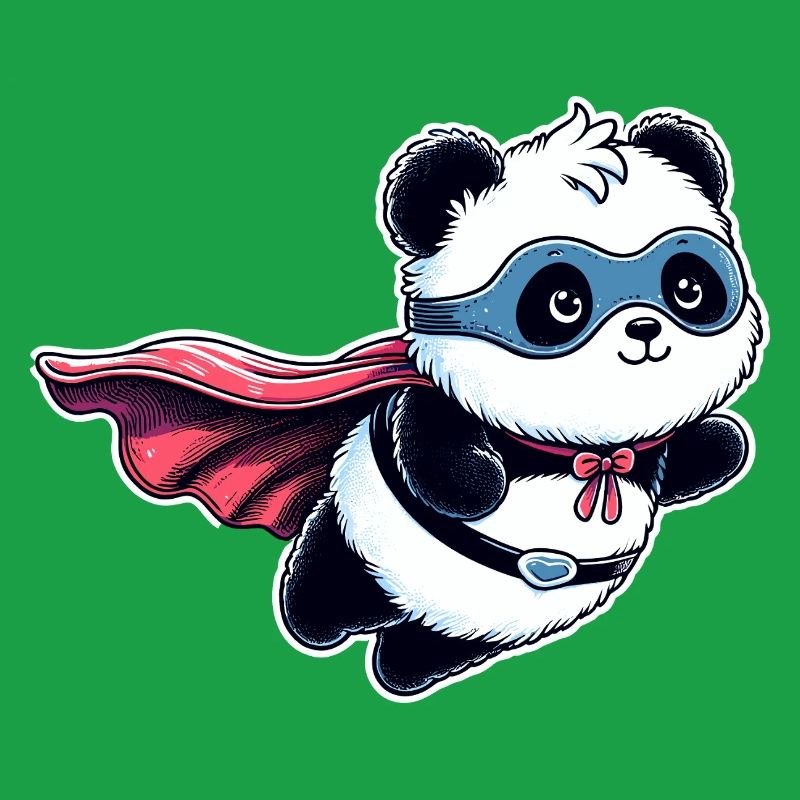 Panda Bär Helden Bärchen Superhelden Teddy