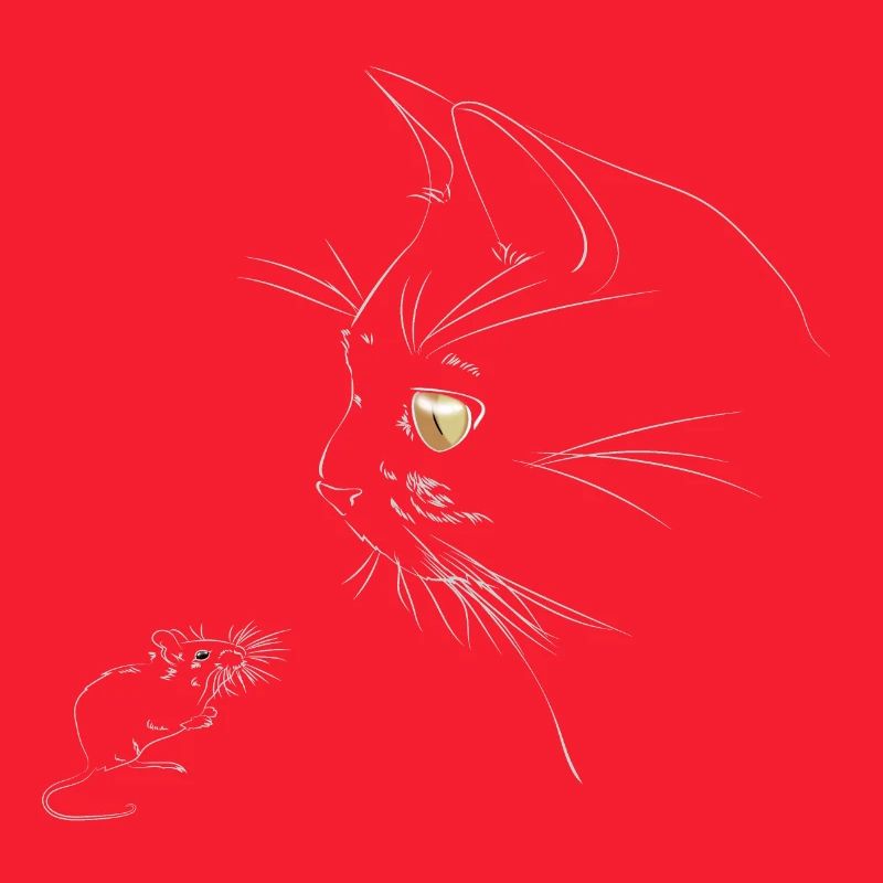 cat mouse eyes