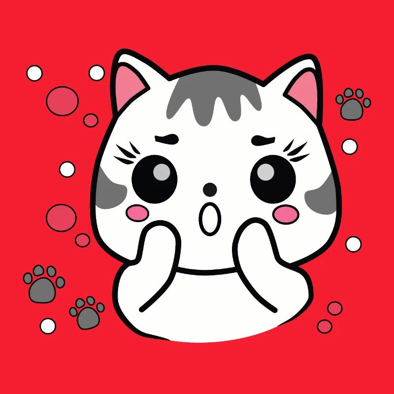 Surprised Cute Cat