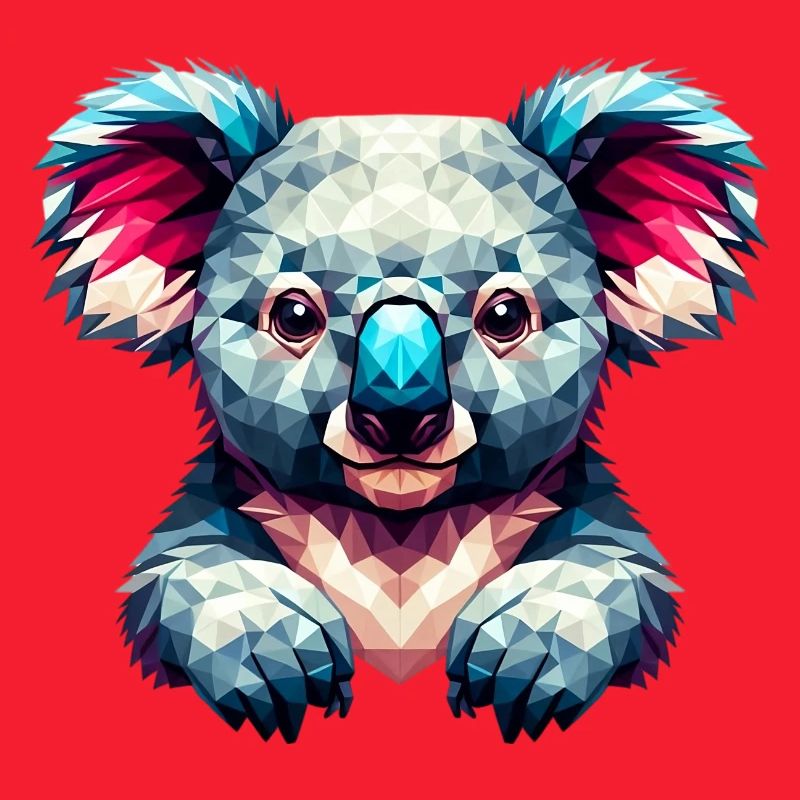 Polygonaler Koala