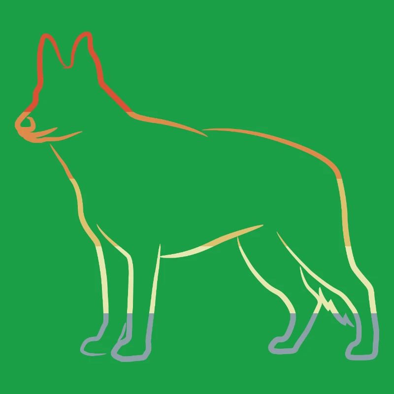 German Shepherd Drawing