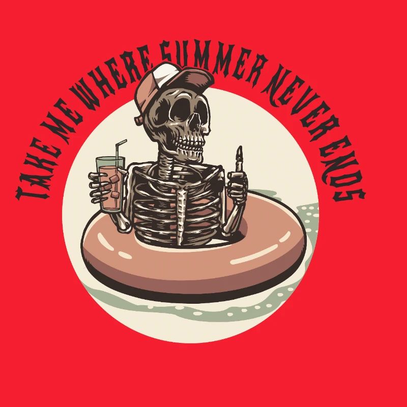Take Me Where Summer Never Ends – Skeleton Humor