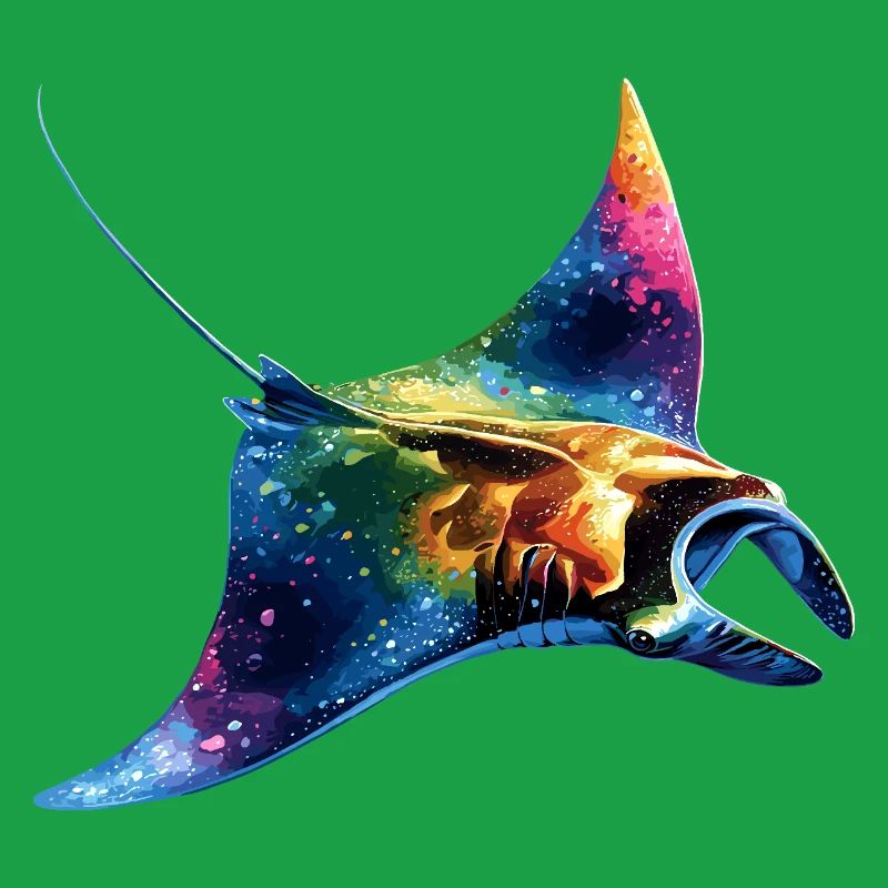 Manta Ray, Devil Ray, Stingray, Diver