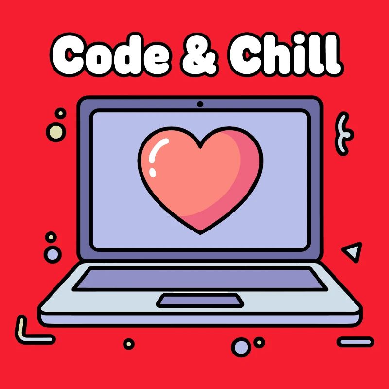 Code & Chill Herz Laptop