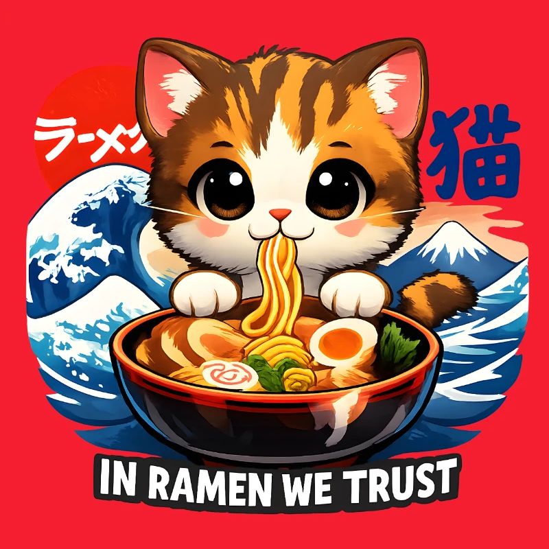 On a confiance en un chat dans le ramen