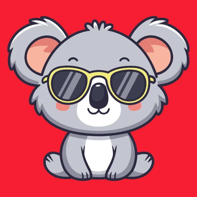 Koala Yellow Pop Glasses