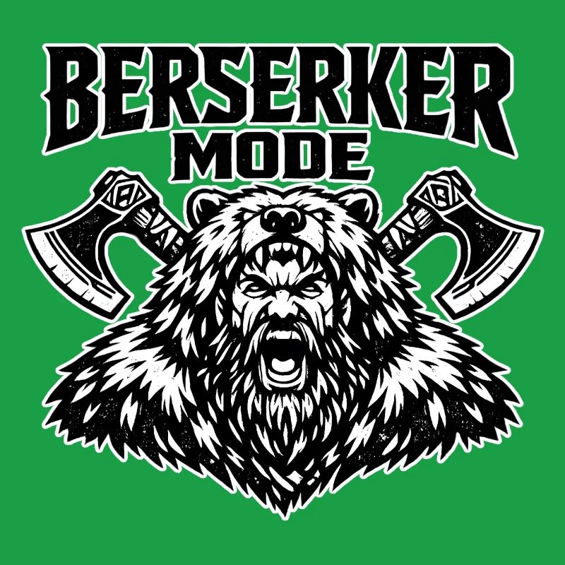 Berserker Mode Bear Axes