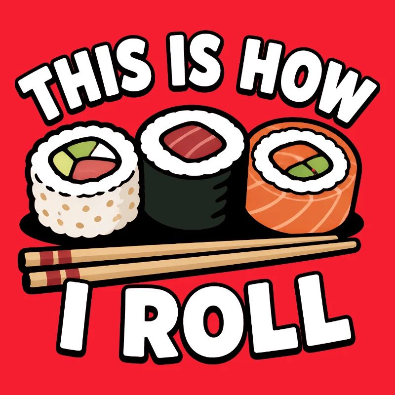 How to roll Japanese sashimi rolls