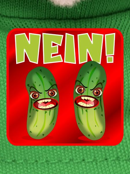 SALZGURKEN ESSIGGURKEN - NEIN