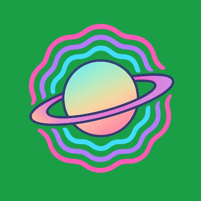 Cosmic Planet Stylized Galactic Sphere