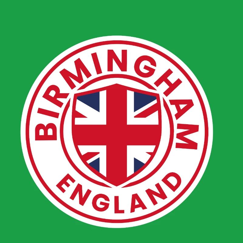 Birmingham England Shield Badge