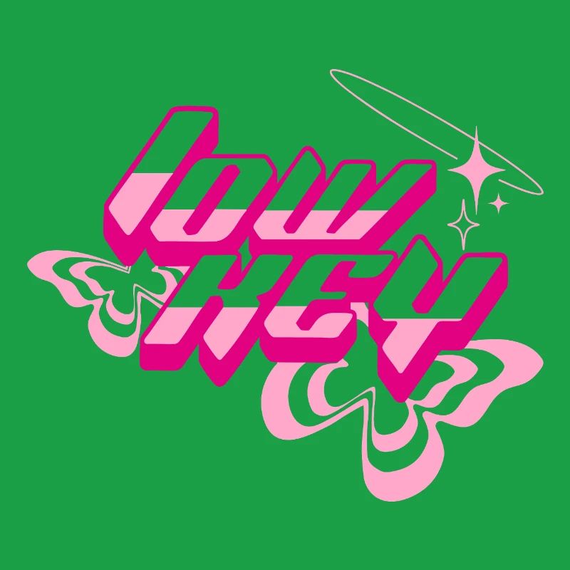 Glam Neon 80s Text