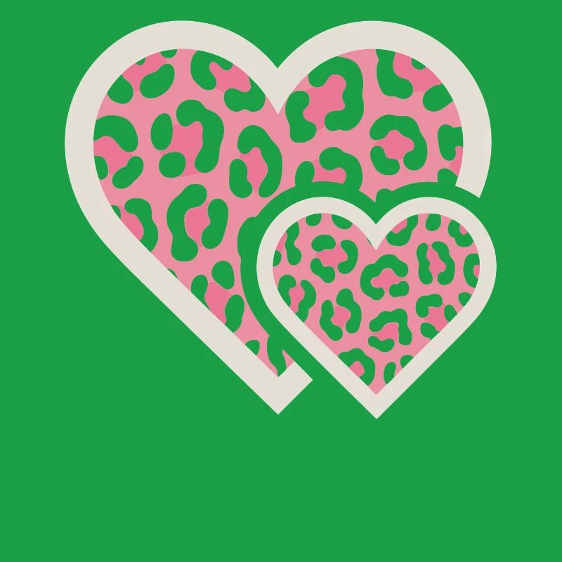 Leopard design with pink pattern