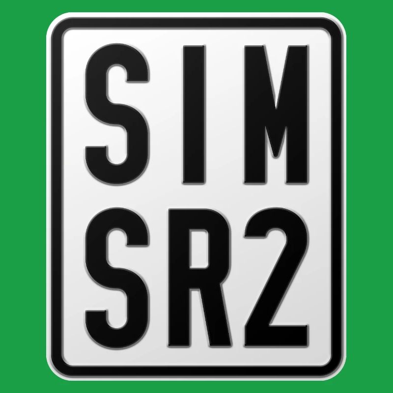 Simson SR2 Moped Kennzeichen
