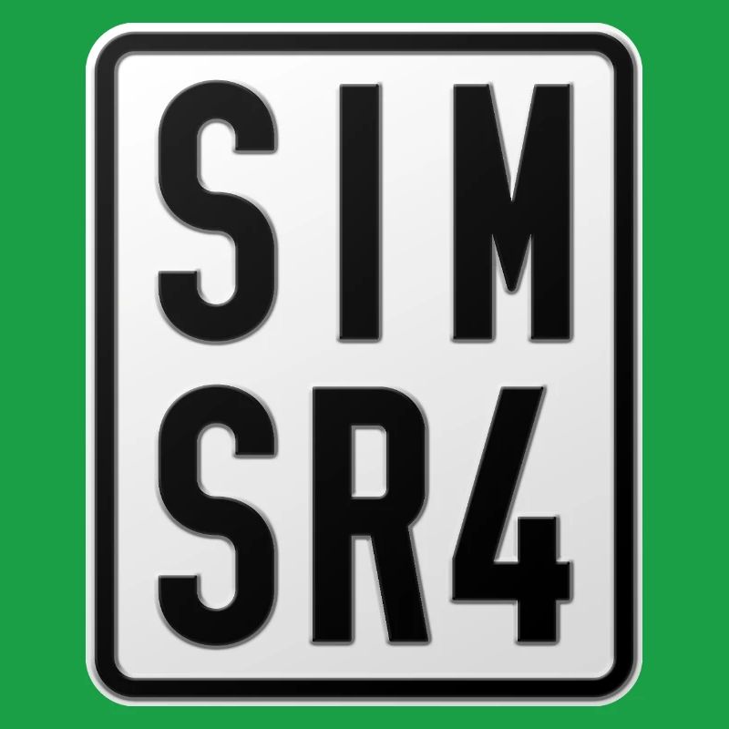 Simson SR4 Moped Kennzeichen