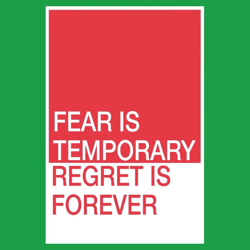 Fear passes - pride remains