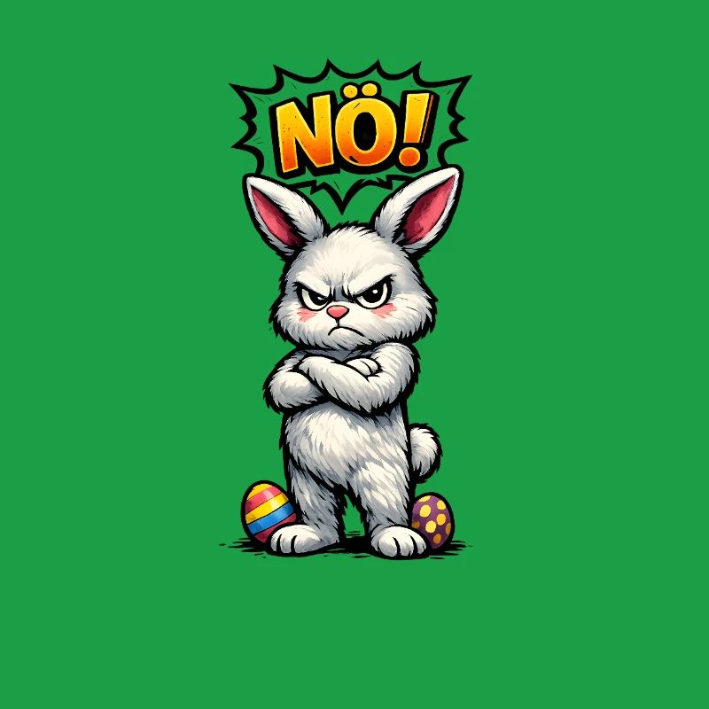Lower Austrian Bunny Comic Easter Gift