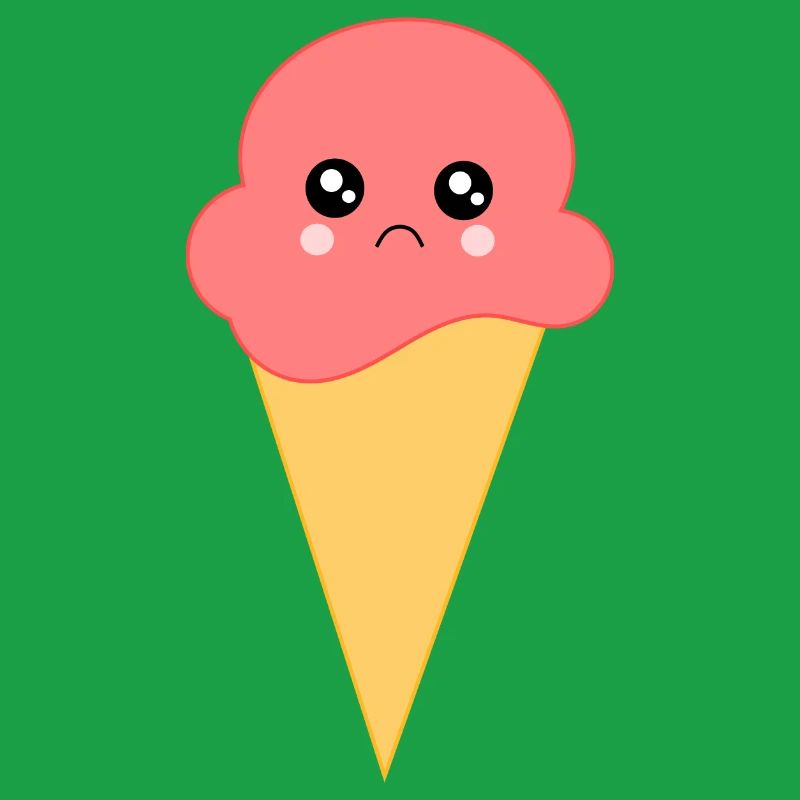 Eis Eiscreme Erdbeereis