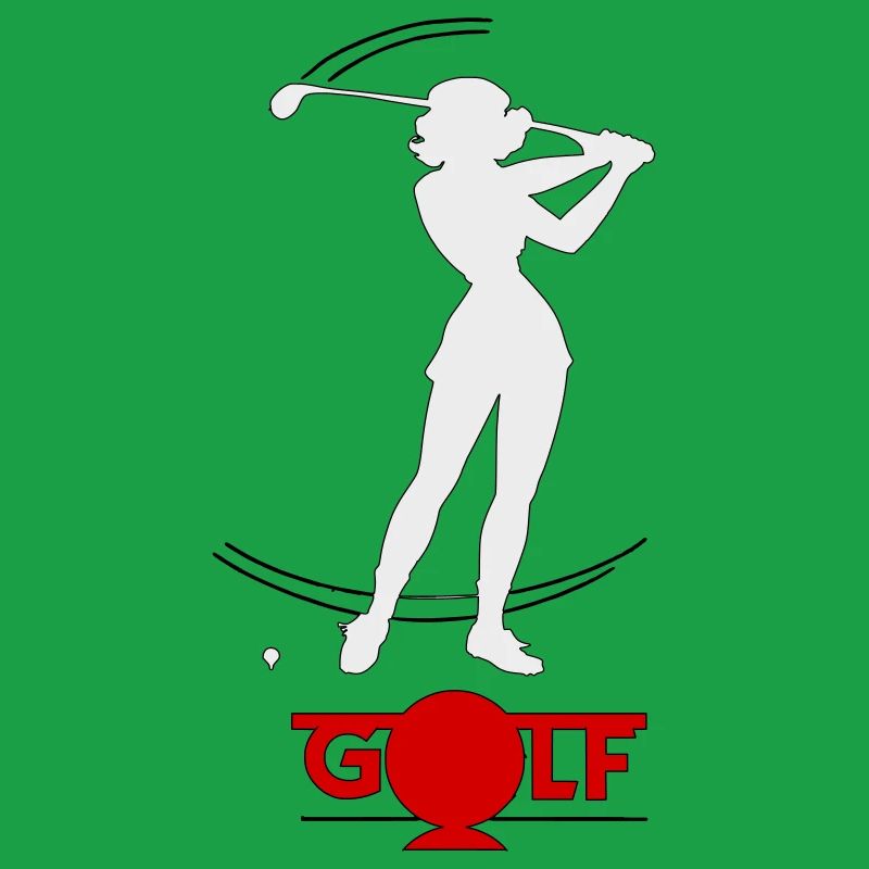 Retro golfer