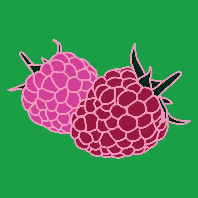 Raspberry Duo Pop Art