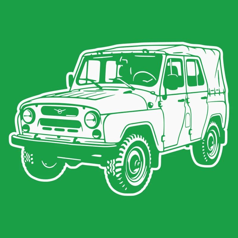 Véhicule tout-terrain UAZ (image différente)